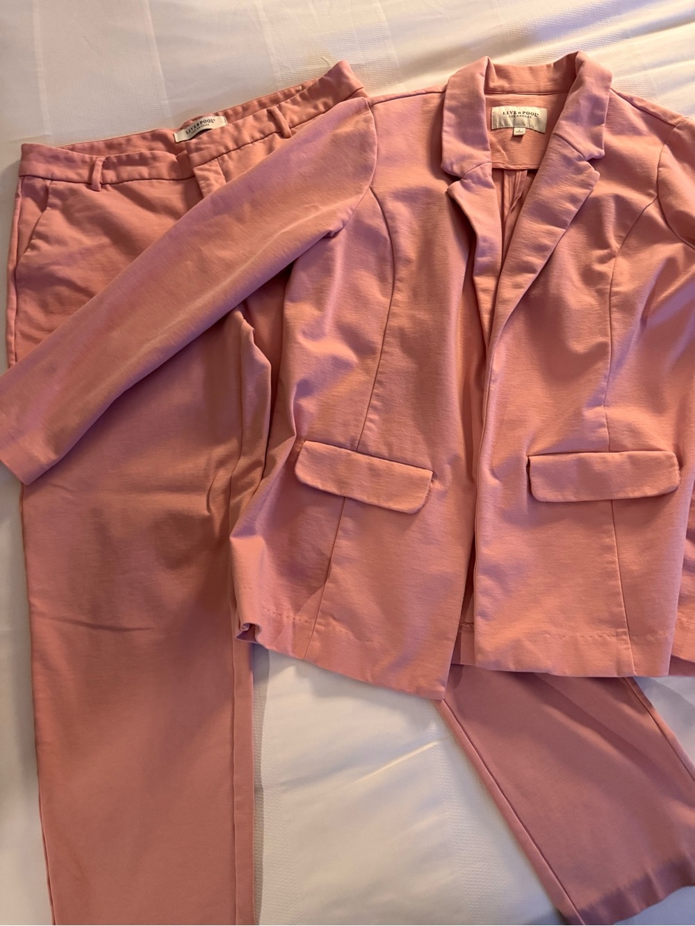 Liverpool Pink Tailored Blazer & Pants Set